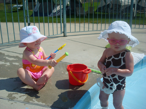 At the Pool with Kennedy