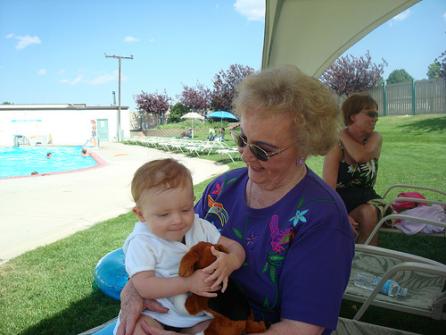 Gigi Ruby at Swimming