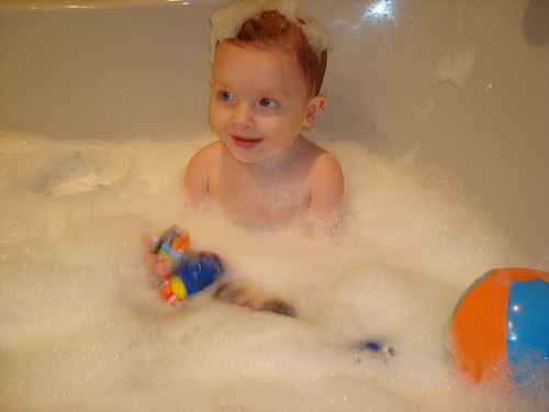 In Grammie's Big Tub