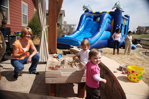 sand and water table