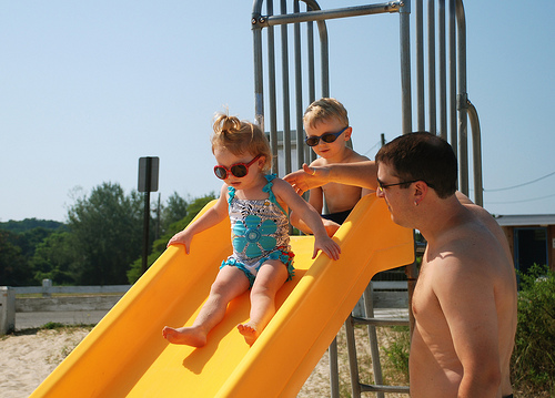 beach slide